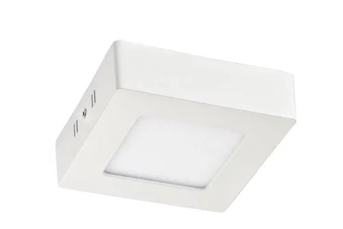 Светильник накладной LED Flashled 1349-6C Favourite белый на 1 лампу, основание белое в стиле современный квадратный