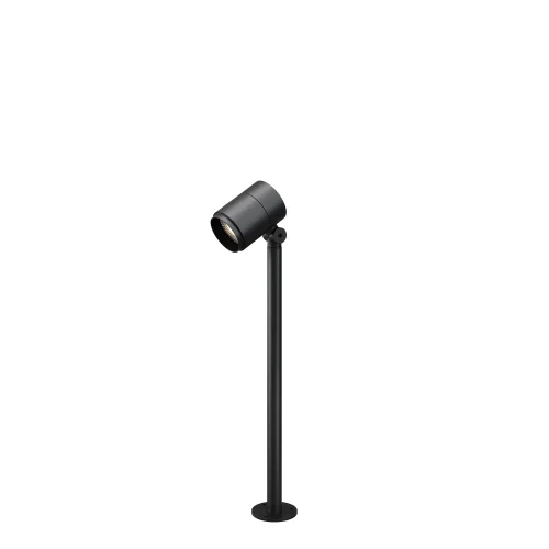 Парковый светильник LED Spira O497FL-L12B3K1 Maytoni уличный IP65 чёрный на 1 лампу, плафон чёрный в стиле современный хай-тек LED