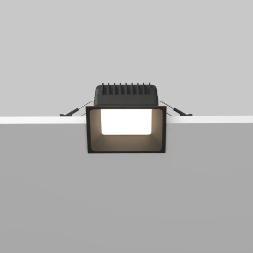 Светильник точечный LED Okno DL056-8W3-4-6K-B Maytoni чёрный на 1 лампу, основание чёрное в стиле хай-тек современный фото 5