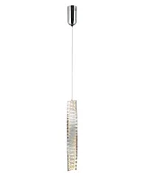 Светильник подвесной LED Asti V10719-PL Moderli прозрачный 1 лампа, основание хром в стиле классика модерн 