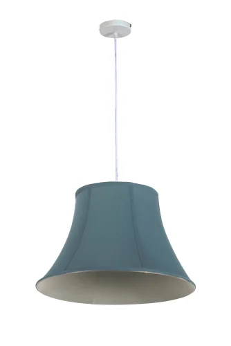 Светильник подвесной Cantare E 1.3.P1 GR Arti Lampadari синий 1 лампа, основание белое в стиле кантри прованс 