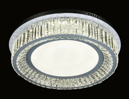 Люстра потолочная LED Cozza DDС 6966-500 Lumina Deco хром на 1 лампу, основание хром в стиле современный 