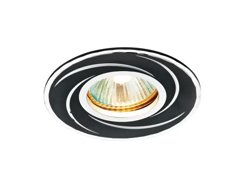 Светильник точечный A506 BK Ambrella light чёрный на 1 лампу, основание чёрное в стиле современный 