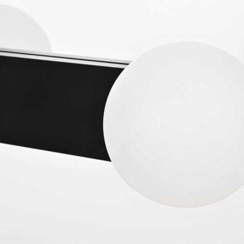Светильник подвесной Fitirum 4072-6P Favourite белый 6 ламп, основание чёрное в стиле современный шар фото 5
