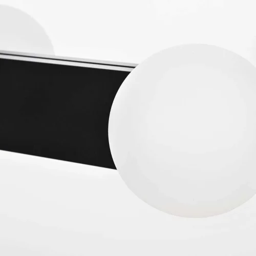Светильник подвесной Fitirum 4072-6P Favourite белый 6 ламп, основание чёрное в стиле современный шар фото 5