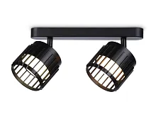 Спот с 2 лампами TN71163 Ambrella light чёрный GX53 в стиле модерн хай-тек 