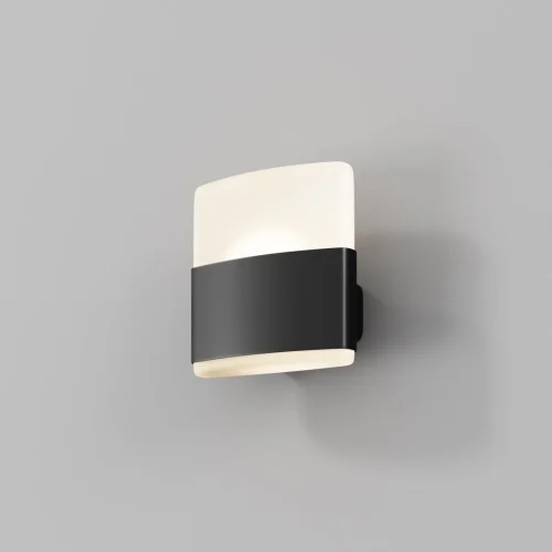 Настенный светильник уличный LED Rom O442WL-L12GF3K1 Maytoni уличный IP54 графит на 1 лампу, плафон белый в стиле современный LED фото 2