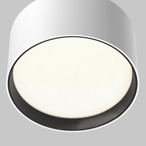 Светильник накладной LED Glare C091CL-12W4K-W Maytoni белый на 1 лампу, основание белое в стиле современный фото 3