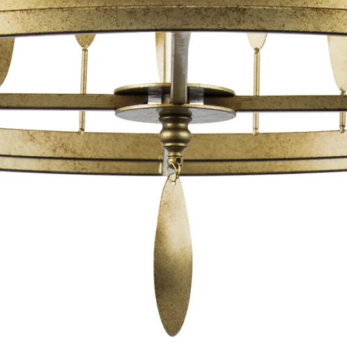 Люстра подвесная Firenze 725143 Lightstar золотая на 4 лампы, основание золотое в стиле арт-деко  фото 6