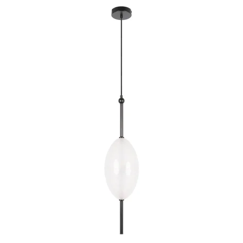 Светильник подвесной LED Venice 10223/E White LOFT IT белый 1 лампа, основание чёрное в стиле современный 
