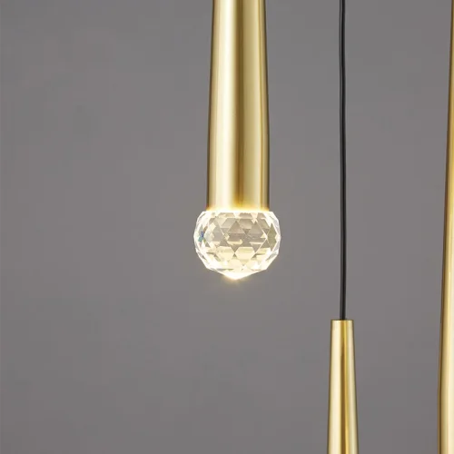 Светильник подвесной MAGRIT LUX H30 Brass 213850-23 ImperiumLoft прозрачный 1 лампа, основание латунь в стиле современный лофт  фото 11