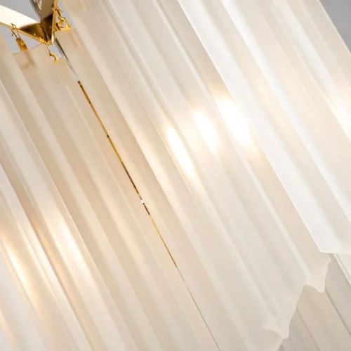 Люстра подвесная Nubes 2966-5P Favourite белая на 5 ламп, основание золотое в стиле арт-деко  фото 4