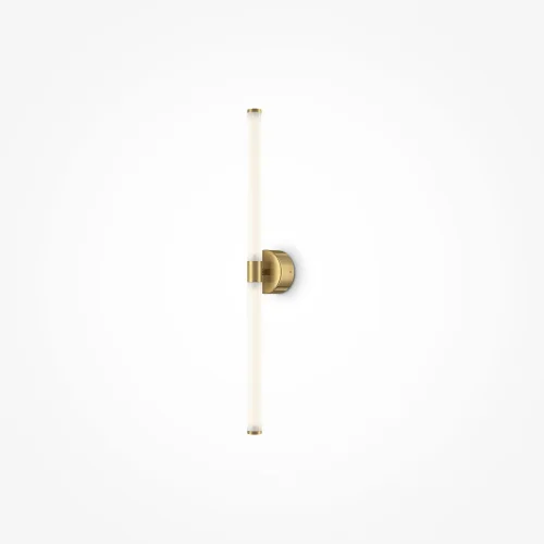 Бра LED Axis MOD106WL-L16G3K Maytoni белый на 1 лампу, основание золотое в стиле современный фото 4 Бра LED Axis MOD106WL-L16G3K Maytoni белый на 1 лампу, основание золотое в стиле современный фото 4