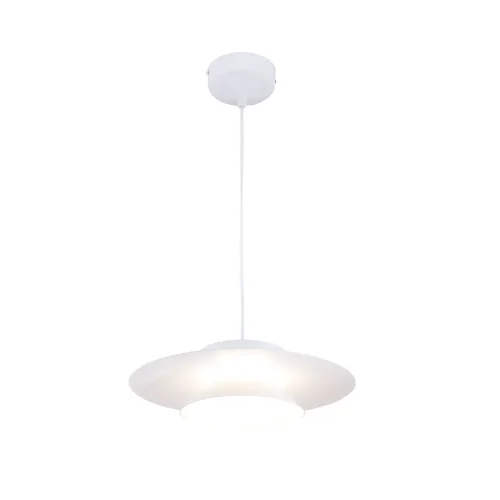 Светильник подвесной LED Chester V11110-PL Moderli белый на 1 лампу, основание белое в стиле современный 