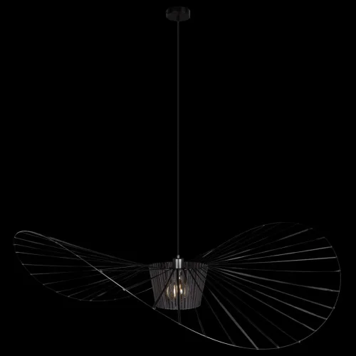 Светильник подвесной Chapeau 10246/1200 LOFT IT чёрный 1 лампа, основание чёрное в стиле  шляпа фото 4
