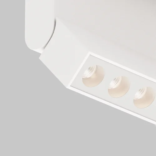 Светильник накладной LED Points rot C136CL-12W3K-W Maytoni белый на 1 лампу, основание белое в стиле современный хай-тек прямоугольный фото 6