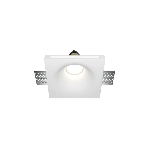 Светильник точечный Gyps Modern DL001-1-01-W-1 Maytoni белый 1 , основание белое в стиле современный хай-тек для затирки