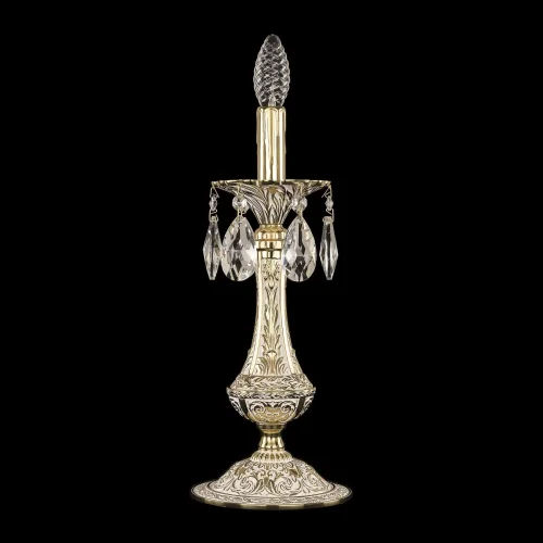 Настольная лампа 72100L/1-37 GW Bohemia Ivele Crystal без плафона 1 лампа, основание золотое металл в стиле классика sp