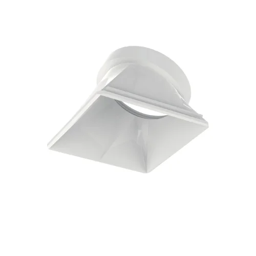 Рефлектор для встраиваемого светильника DYNAMIC REFLECTOR SQUARE SLOPE WH Ideal Lux на 1 , основание белое в стиле 