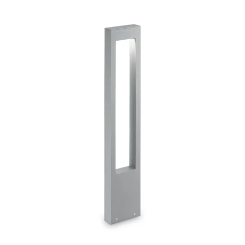 Парковый светильник VEGA PT1 GRIGIO Ideal Lux уличный IP44 серый на 1 лампу, плафон серый в стиле современный G9