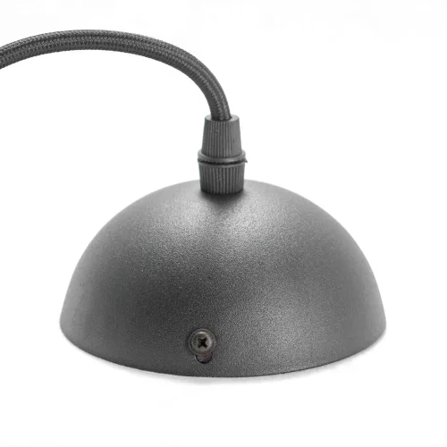 Светильник подвесной Marion GRLSP-8150 Lussole чёрный 1 лампа, основание чёрное в стиле современный  фото 4