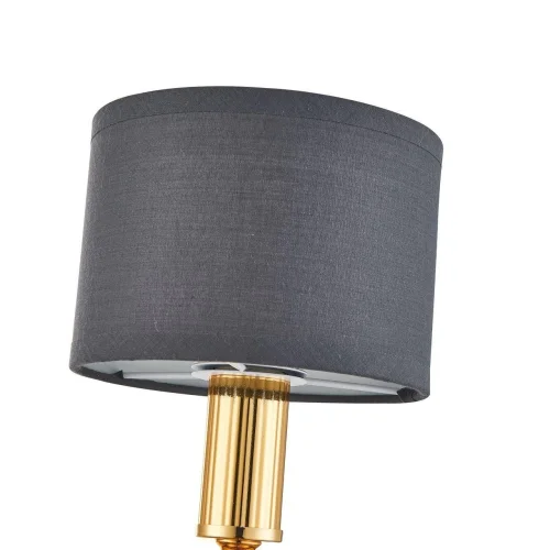 Настольная лампа Laciness 2609-1T Favourite серая 1 лампа, основание золотое металл в стиле современный  фото 4