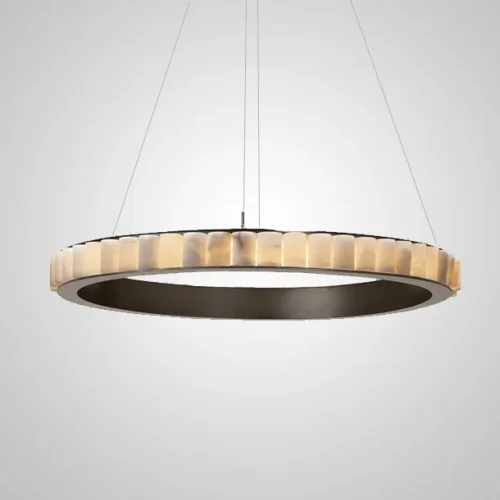 Люстра подвесная MONSINE D60 Brass 196988-23 ImperiumLoft коричневая на 1 лампу, основание латунь в стиле современный фото 4