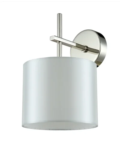 Бра SERGIO AP1 NICKEL Crystal Lux серебряный на 1 лампа, основание никель в стиле современный 