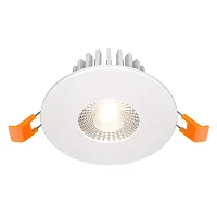 Светильник точечный LED Zen DL038-2-L7W4K Maytoni белый 1 лампа, основание белое в стиле современный 