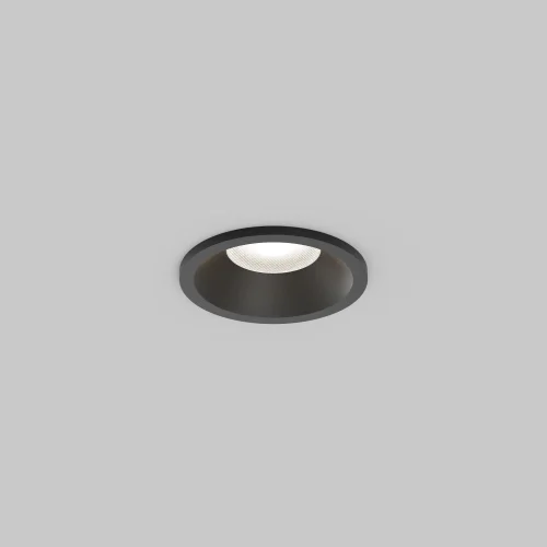 Светильник точечный LED Mini DL059-7W4K-B Maytoni чёрный 1 лампа, основание чёрное в стиле современный хай-тек круглый фото 3
