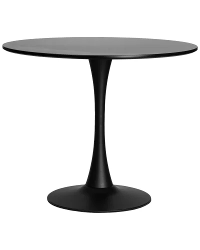 Стол обеденный  219TD-LMZL MIA, цвет столешницы черный, цвет основания черный Dobrin столешница чёрная из мдф
