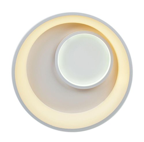 Светильник потолочный LED с пультом 10207/2LED Escada белый 1 лампа, основание белое в стиле хай-тек с пультом фото 4