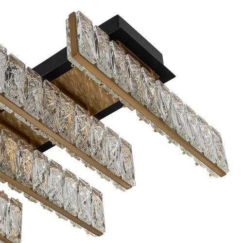 Люстра потолочная LED Palant CL325252 Citilux прозрачная на 1 лампу, основание чёрное в стиле классический современный фото 3 Люстра потолочная LED Palant CL325252 Citilux прозрачная на 1 лампу, основание чёрное в стиле классический современный фото 3