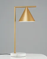 Настольная лампа Omaha V10517-1T Moderli золотая 1 лампа, основание золотое металл в стиле современный 