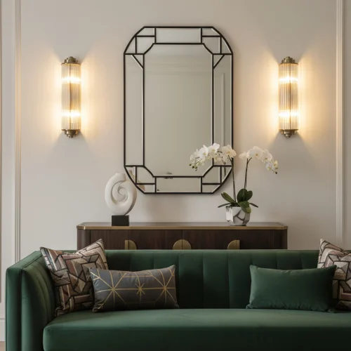 Бра Verdon CL448013 Citilux прозрачный на 2 лампы, основание бронзовое в стиле классический современный фото 4