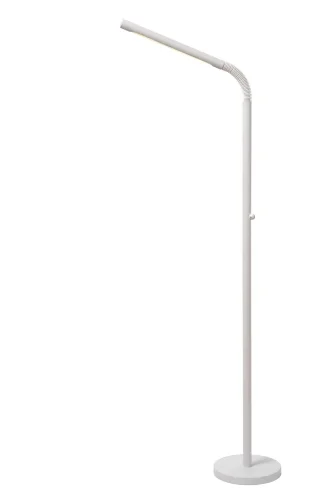 Торшер LED Gilly 36712/04/31 Lucide для чтения белый на 1 лампу, основание белое в стиле классический 