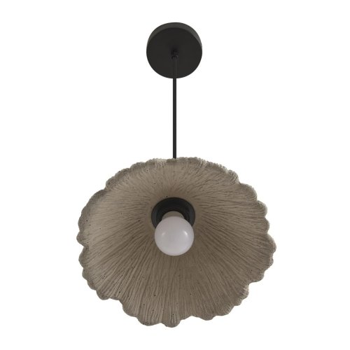 Светильник подвесной Eoliana 8351/1A Lumion серый на 1 лампу, основание чёрное в стиле скандинавский фото 3