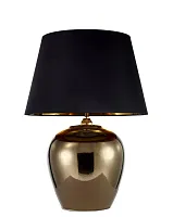Настольная лампа Lallio L 4.01 BR Dio D'Arte чёрная 1 лампа, основание бронзовое керамика в стиле классический 
