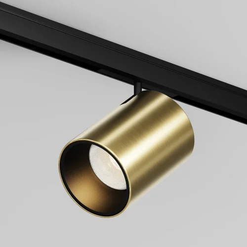 Трековый светильник Focus Led 2700К 9Вт 36° Magnetic track system Levity TR187-1-9W2.7K-M-BBS Maytoni латунь для шинопроводов серии Magnetic track system Levity латунь чёрный фото 4