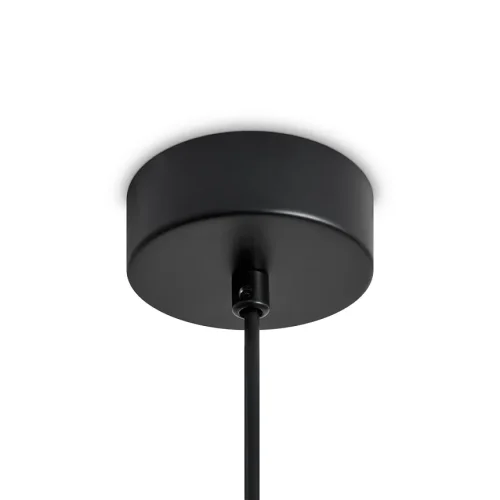 Светильник подвесной LED Tower FR5537PL-L6B1 Freya дымчатый на 1 лампу, основание чёрное в стиле современный фото 4