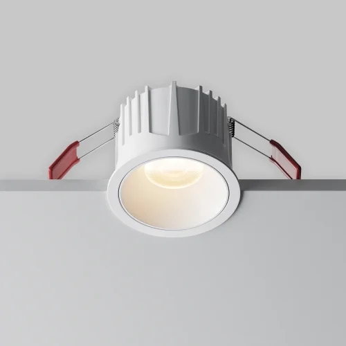 Светильник точечный LED Alfa LED DL043-01-15W3K-RD-W-1 Maytoni белый на 1 лампу, основание белое в стиле современный хай-тек круглый фото 8