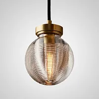 Светильник подвесной MAIBEL 208735-23 ImperiumLoft прозрачный 1 лампа, основание медь в стиле современный 