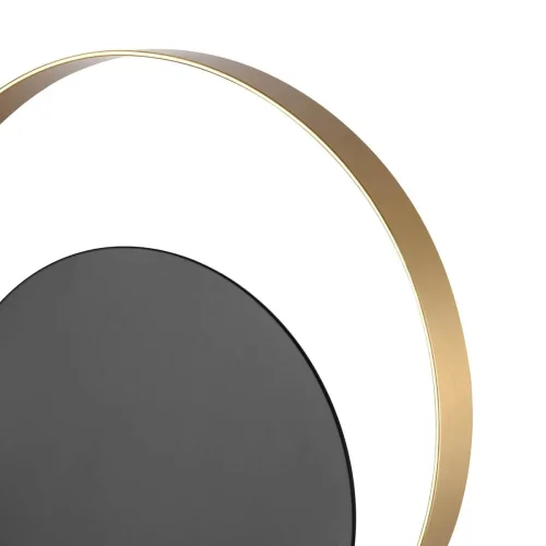 Бра Saturno VL5764W11 Vele Luce латунь чёрный на 1 лампу, основание чёрное в стиле современный фото 4 Бра Saturno VL5764W11 Vele Luce латунь чёрный на 1 лампу, основание чёрное в стиле современный фото 4