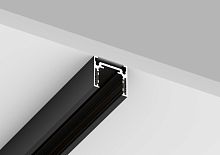 Шинопровод магнитный накладной CLT 0.114 01 L2000 BL Crystal Lux чёрный в стиле хай-тек для светильников серии Спейс Изи (Space Easy) space easy магнитная шинопровод