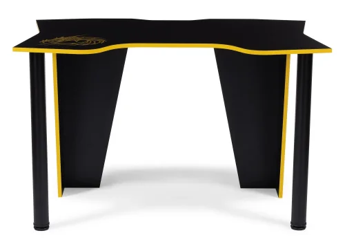 Компьютерный стол Алид черный / желтый 474252 Woodville столешница чёрная из лдсп фото 6