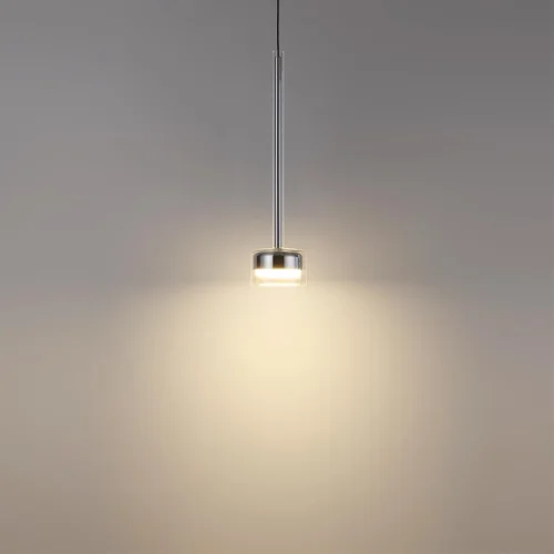 Светильник подвесной Laslo 7151/10L Odeon Light прозрачный на 1 лампу, основание хром в стиле современный классический фото 5 Светильник подвесной Laslo 7151/10L Odeon Light прозрачный на 1 лампу, основание хром в стиле современный классический фото 5