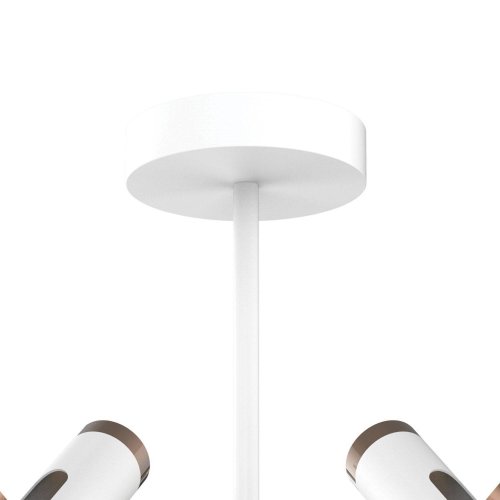 Люстра потолочная LED Duplex 2325-12U Favourite белая на 12 ламп, основание белое в стиле современный трубочки фото 4