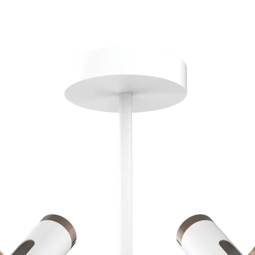 Люстра потолочная LED Duplex 2325-12U Favourite белая на 12 ламп, основание белое в стиле современный трубочки фото 4