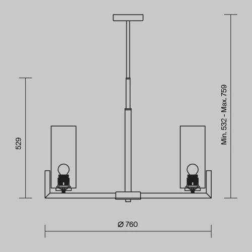Люстра потолочная Fortano MOD089PL-08BS Maytoni белая на 8 ламп, основание латунь в стиле современный фото 3 Люстра потолочная Fortano MOD089PL-08BS Maytoni белая на 8 ламп, основание латунь в стиле современный фото 3