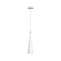 Светильник подвесной Nevill P318-PL-01-W Maytoni белый 1 лампа, основание белое в стиле модерн трубочки